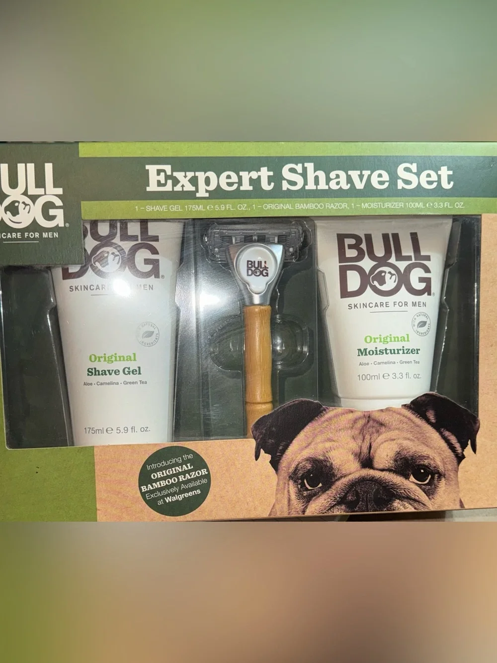 Bulldog Original Shave Set for Men - Green